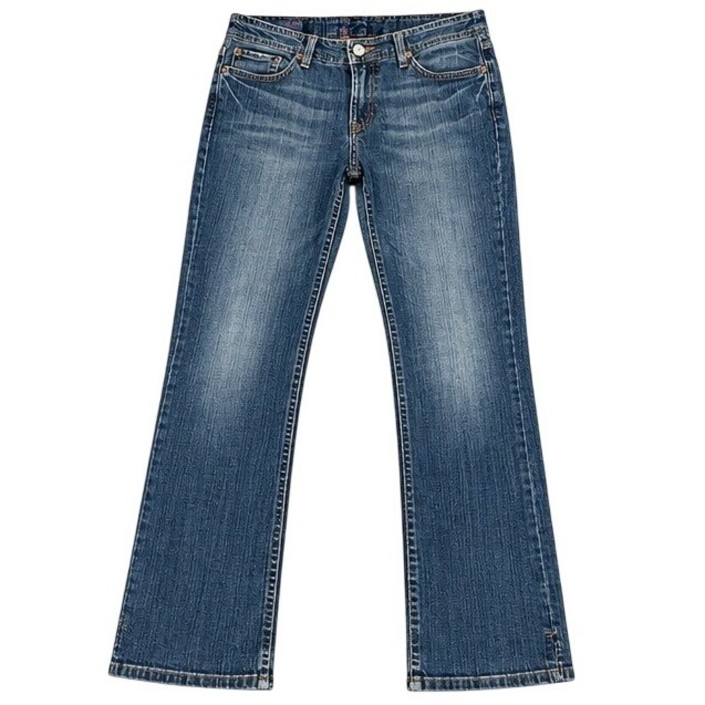 Lucky Brand Easy Rider Jeans Size 10/30 Medium Wash Made In USA Y2K Boho